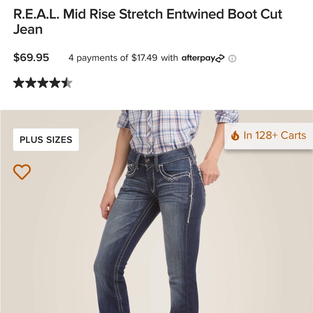 Ariat bootcut jeans